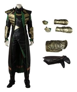 Marvel Movie Thor 2 Dark World Loki Cosplay Costume