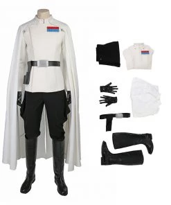 Rogue One A Star Wars Story Orson Krennic Cosplay Costume Deluxe Outfit