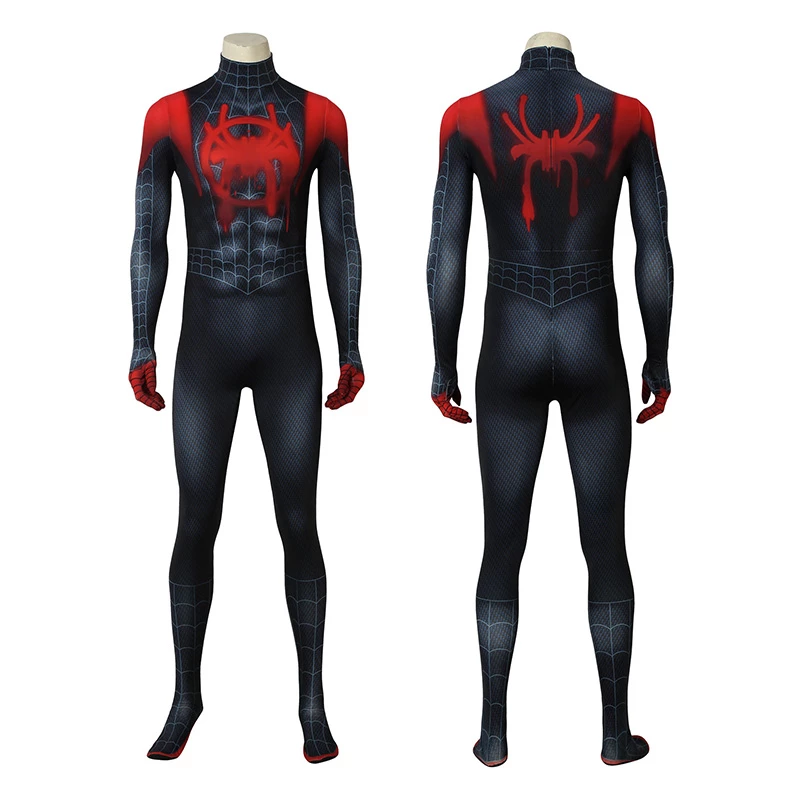 Spider Man Costume Miles Morales Spiderman Cosplay Costume 4 Spider Man Costume Miles Morales Spiderman Cosplay Costume - Image 2