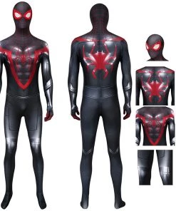 Spiderman Jumpsuit Spider Man PS5 Miles Morales Cosplay Costume