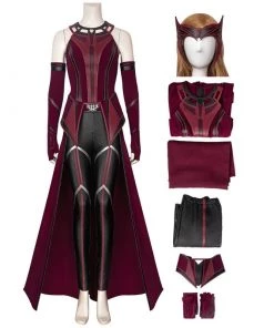 2021 Wanda Costume WandaVision New Cosplay Wanda Maximoff Scarlet Witch Suit