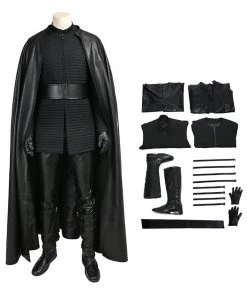 Star Wars 8 The Last Jedi Kylo Ren Costume Cosplay Deluxe Version Suit