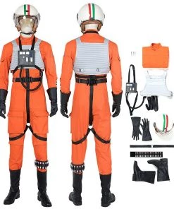 Star Wars Costumes Luke Skywalker X-Wing Pilot Fighter Cosplay Costume