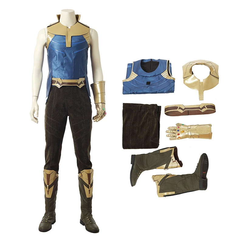 Thanos Cosplay Costume Top Level Avengers Infinity War Costume With Infinity Gauntlet 3 Thanos Cosplay Costume Top Level Avengers Infinity War Costume With Infinity Gauntlet