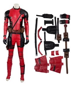 X-Men Deadpool Costume Wade Wilson Cosplay Costume Luxury Suit