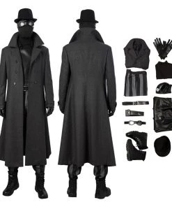 Spider Man Noir Costume Spider Man Into The Spider Verse Noir Cosplay Costume