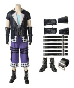 Full Set Riku Costume Kingdom Hearts 3 Edition Cosplay Costume
