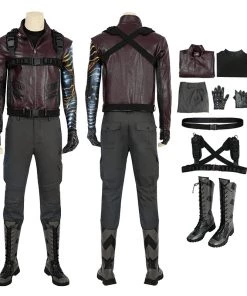 Bucky Barnes Costume The Falcon and the Winter Soldier Bucky Barnes Cosplay Costume