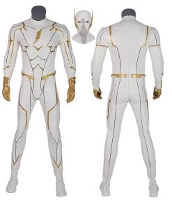 Godspeed Barry Allen Cosplay TF Season 5 White Suit