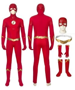Halloween Barry Allen Suit TF Season 5 Cosplay Costume