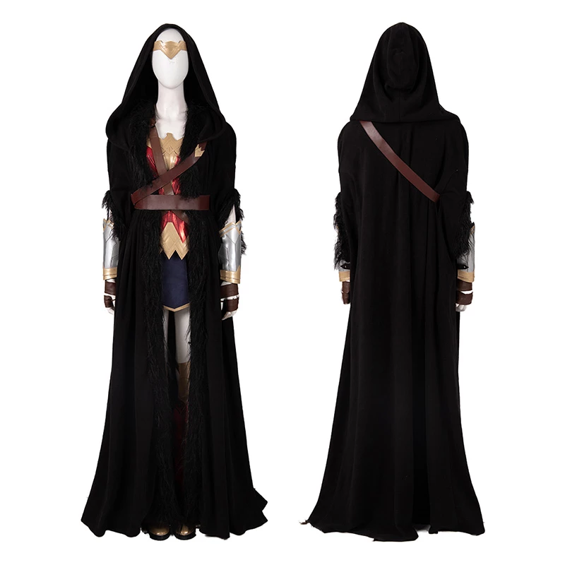 Halloween Diana Cosplay Costume Woman Black Suit 3 Halloween Diana Cosplay Costume Woman Black Suit