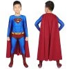 Kids Clark Kent Return Zentai Jumpsuit Polyester Cosplay Costume