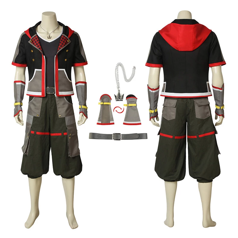 Sora Cosplay Costume Kingdom Hearts 3 Cosplay Costume 3 Sora Cosplay Costume Kingdom Hearts 3 Cosplay Costume