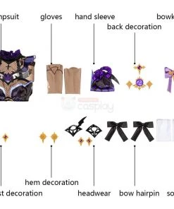 Fischl Costume Genshin Impact Mace Cosplay Suit -Ultimate Cosplay Store 021A7335 800x800 1