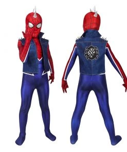 Kids Spider Man Costumes Spider-Man PS4 Punk Suit Cosplay Costumes