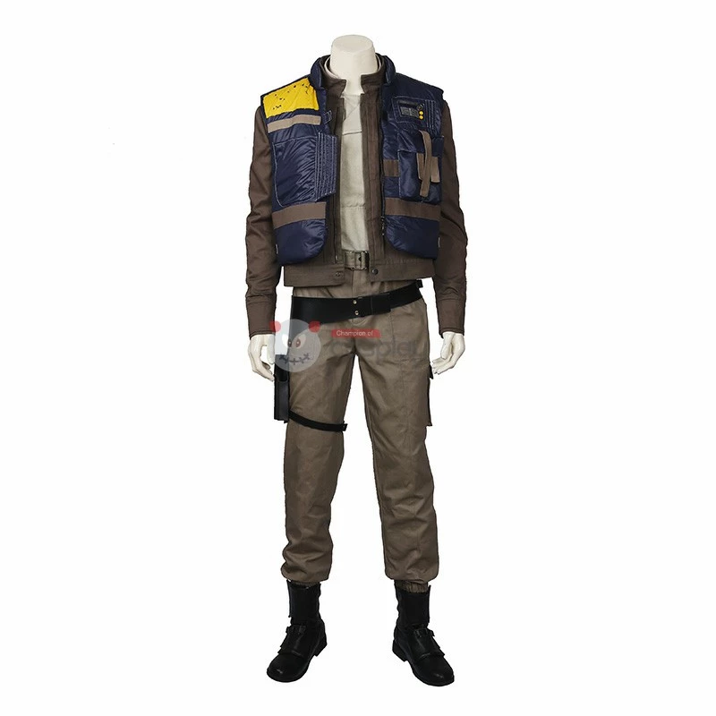Rogue One A Star Wars Story Cassian Andor Halloween Cosplay Costume Full Suit 4 Rogue One A Star Wars Story Cassian Andor Halloween Cosplay Costume Full Suit - Image 2