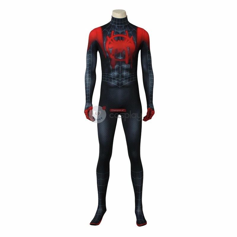 Spider Man Costume Miles Morales Spiderman Cosplay Costume 5 Spider Man Costume Miles Morales Spiderman Cosplay Costume - Image 3