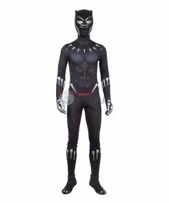 The Avengers Black Panther Costume Black Jumpsuit T'Challa Cosplay Costume -Ultimate Cosplay Store 1 800x800 199