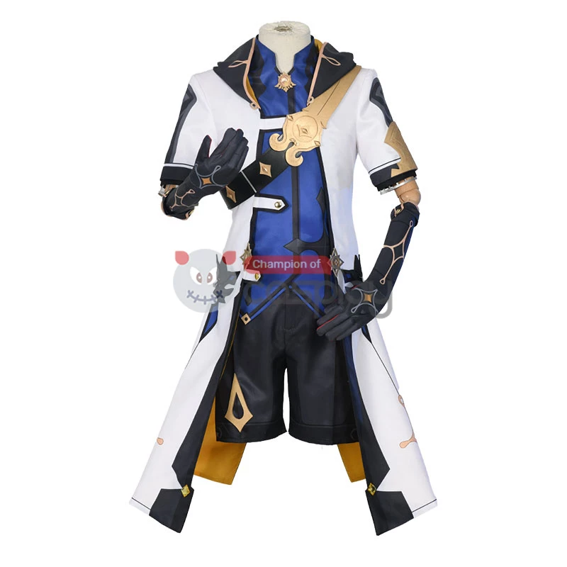 Genshin Impact Albedo Cosplay Costume 4 Genshin Impact Albedo Cosplay Costume - Image 2