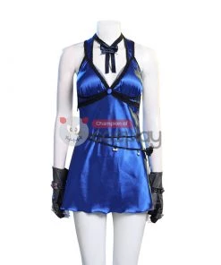 Tifa Lockhart Costumes Blue Final Fantasy VII Remake Cosplay Costume -Ultimate Cosplay Store 1 800x800 329
