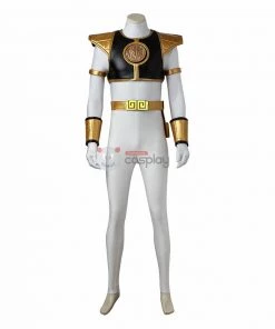 Tommy Oliver Costume White Mighty Morphin' Power Rangers Cosplay Costumes -Ultimate Cosplay Store 1 800x800 380