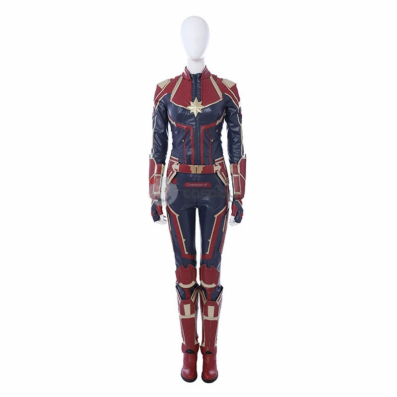 Carol Danvers Cosplay Costume Captain Marvel Costume 4 Carol Danvers Cosplay Costume Captain Marvel Costume - Image 2