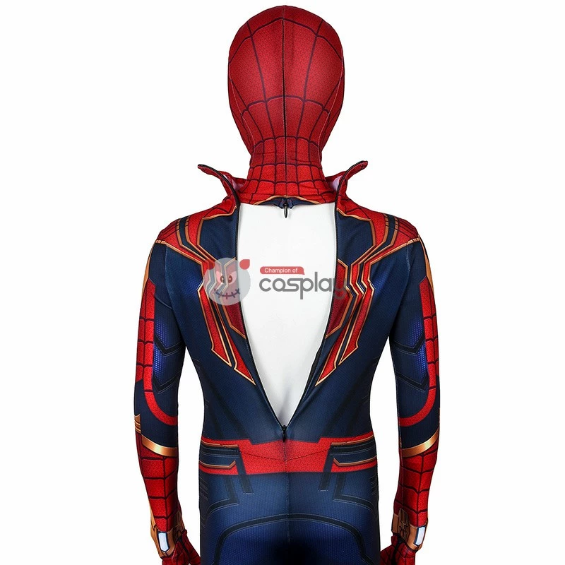 Kids Iron Spiderman Costume Avengers Endgame Spider-Man Peter Parker Cosplay Costumes 4 Kids Iron Spiderman Costume Avengers Endgame Spider-Man Peter Parker Cosplay Costumes - Image 2
