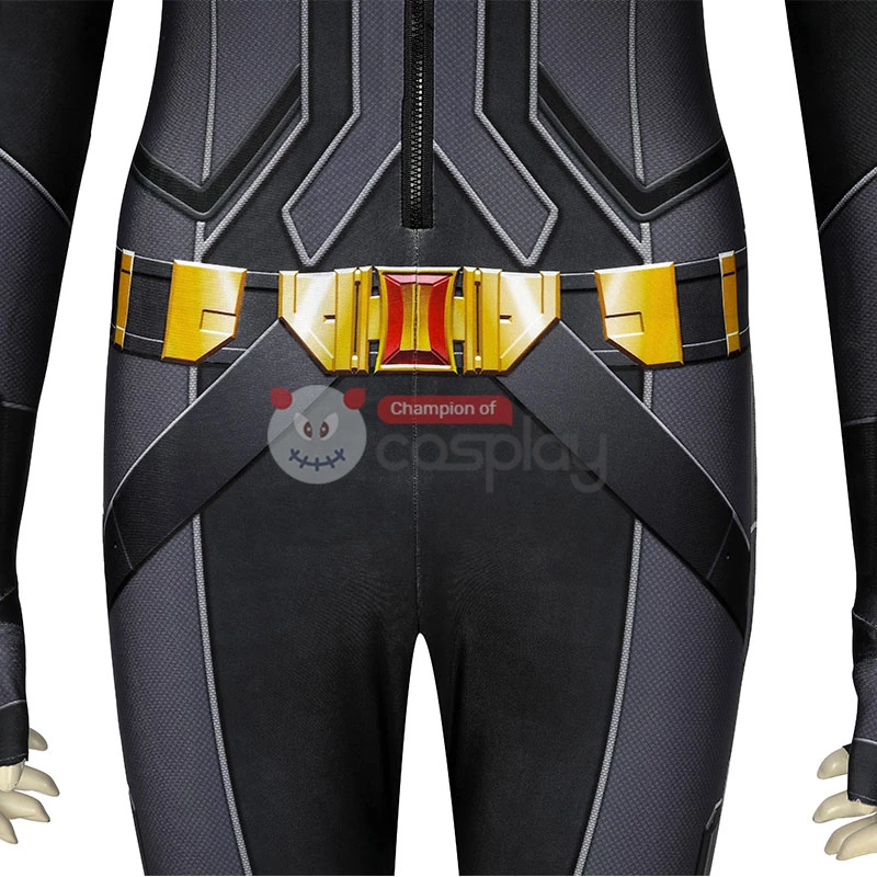 Natasha Romanoff Black Jumpsuit 2020 Movie Black Widow Cosplay Costume 14 Natasha Romanoff Black Jumpsuit 2020 Movie Black Widow Cosplay Costume - Image 12