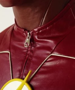 TF Season 4 Barry Allen Cosplay Costume Leather Deluxe Suit -Ultimate Cosplay Store 15 800x800 54