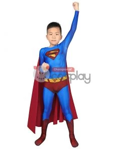 Kids Clark Kent Return Zentai Jumpsuit Polyester Cosplay Costume -Ultimate Cosplay Store 2 800x800 105