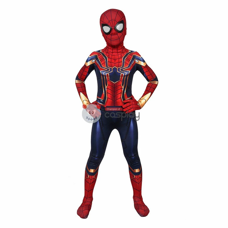 Kids Iron Spiderman Costume Avengers Endgame Spider-Man Peter Parker Cosplay Costumes 7 Kids Iron Spiderman Costume Avengers Endgame Spider-Man Peter Parker Cosplay Costumes - Image 5