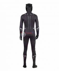 The Avengers Black Panther Costume Black Jumpsuit T'Challa Cosplay Costume -Ultimate Cosplay Store 2 800x800 194