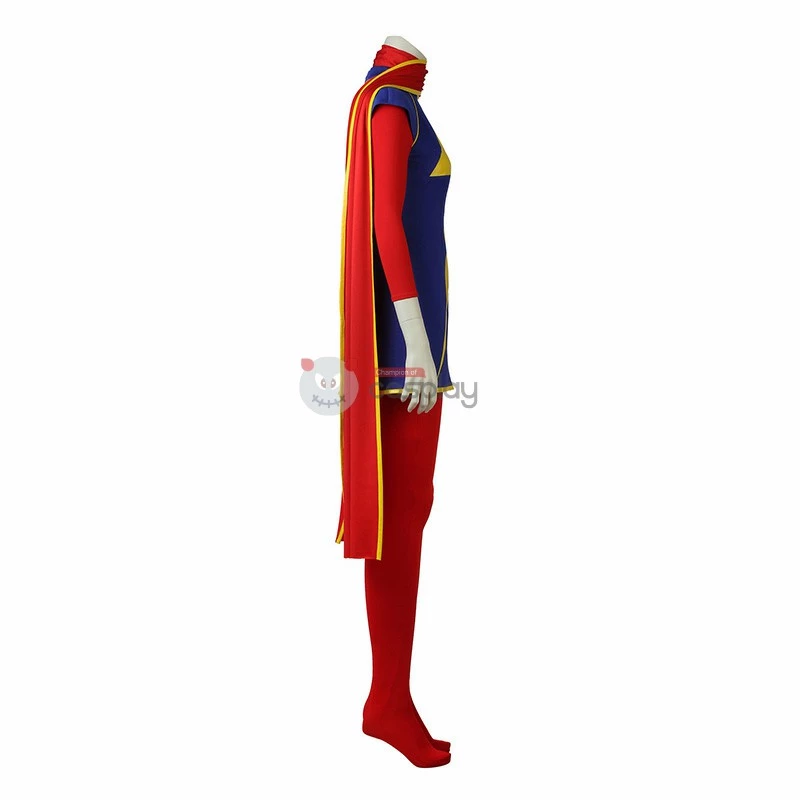Captain Marvel Kamala Khan Cosplay Costumes 5 Captain Marvel Kamala Khan Cosplay Costumes - Image 3