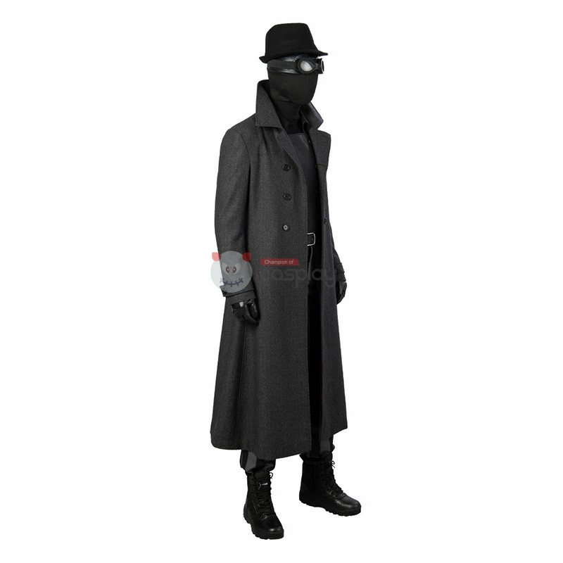 Spider Man Noir Costume Spider Man Into The Spider Verse Noir Cosplay Costume 5 Spider Man Noir Costume Spider Man Into The Spider Verse Noir Cosplay Costume - Image 3