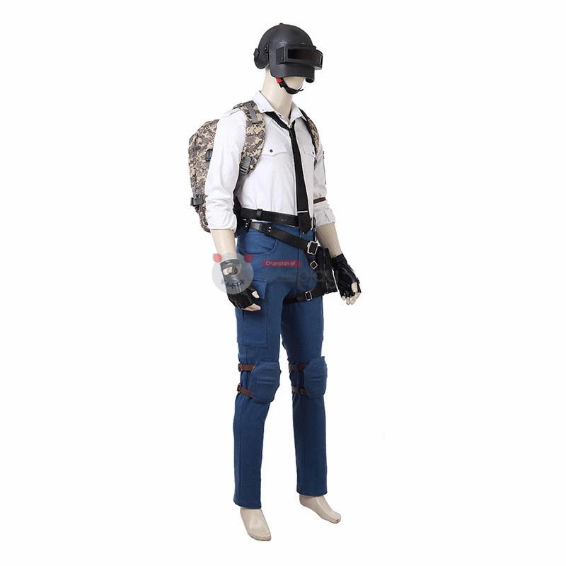 Top Level PUBG White Shirt Cosplay Costume 5 Top Level PUBG White Shirt Cosplay Costume - Image 3