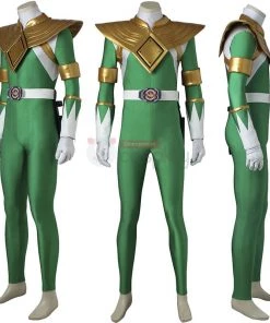 Burai Dragon Ranger Costume Green Mighty Morphin' Power Rangers Cosplay Costumes -Ultimate Cosplay Store 2 800x800 341