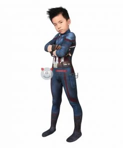 Kids Captain America Costume Avengers Infinity War Steve Rogers Cosplay Costume -Ultimate Cosplay Store 3 800x800 105