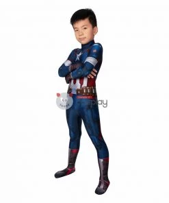 Kids Captain America Costume Avengers: Age Of Ultron Steven Rogers Cosplay Costume -Ultimate Cosplay Store 3 800x800 106
