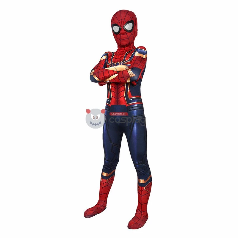 Kids Iron Spiderman Costume Avengers Endgame Spider-Man Peter Parker Cosplay Costumes 8 Kids Iron Spiderman Costume Avengers Endgame Spider-Man Peter Parker Cosplay Costumes - Image 6
