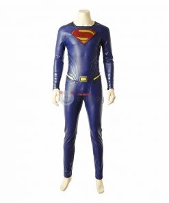 Blue Clark Kent Cosplay Costume Leather Halloween Suit Top Level -Ultimate Cosplay Store 3 800x800 36
