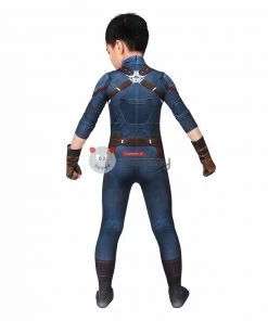 Kids Captain America Costume Avengers Infinity War Steve Rogers Cosplay Costume -Ultimate Cosplay Store 4 800x800 104