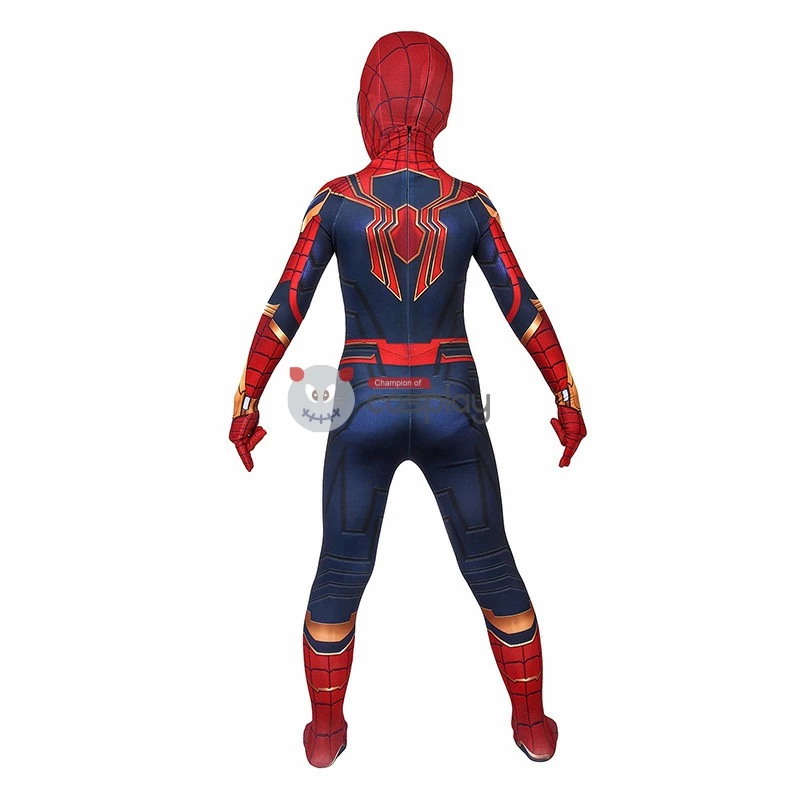 Kids Iron Spiderman Costume Avengers Endgame Spider-Man Peter Parker Cosplay Costumes 9 Kids Iron Spiderman Costume Avengers Endgame Spider-Man Peter Parker Cosplay Costumes - Image 7