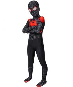 Kids Miles Morales Costume Spider-Man Into the Spider-Verse Cosplay Suit -Ultimate Cosplay Store 4 800x800 110