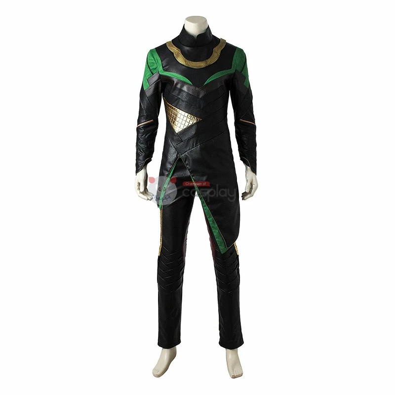 Marvel Movie Thor 2 Dark World Loki Cosplay Costume 7 Marvel Movie Thor 2 Dark World Loki Cosplay Costume - Image 5