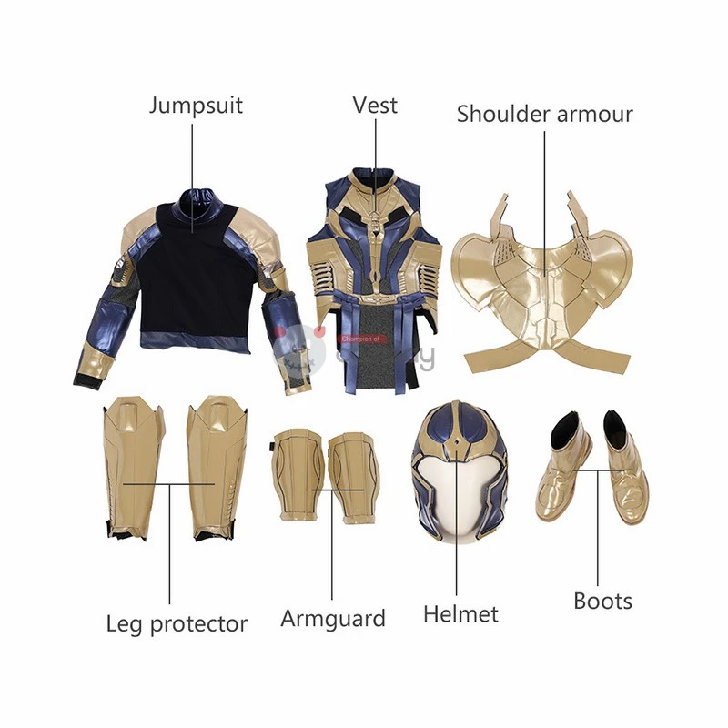 Thanos Cosplay Costume Top Level Avengers Infinity War Costume Full Set 7 Thanos Cosplay Costume Top Level Avengers Infinity War Costume Full Set - Image 5