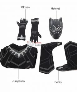 The Avengers Captain America Black Panther Costume T'Challa Cosplay Costume -Ultimate Cosplay Store 4 800x800 198
