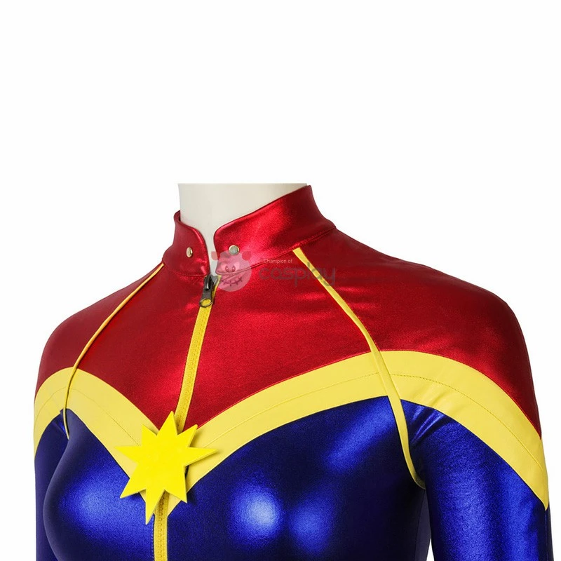 Captain Marvel Costumes Carol Danvers Cosplay 7 Captain Marvel Costumes Carol Danvers Cosplay - Image 5