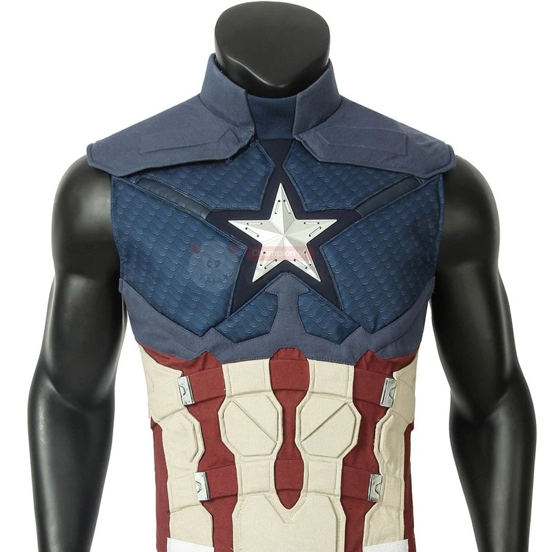 Captain America Costumes Avengers-Endgame Steve Rogers Cosplay Costumes 8 Captain America Costumes Avengers-Endgame Steve Rogers Cosplay Costumes - Image 6
