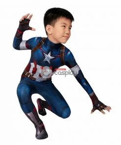 Kids Captain America Costume Avengers: Age Of Ultron Steven Rogers Cosplay Costume -Ultimate Cosplay Store 5 800x800 105