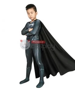 Kids Clark Kent Cosplay Costume Black Jumpsuit -Ultimate Cosplay Store 5 800x800 106